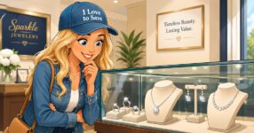 Jewelry store sparkle and charm