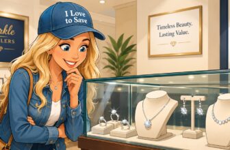 Jewelry store sparkle and charm